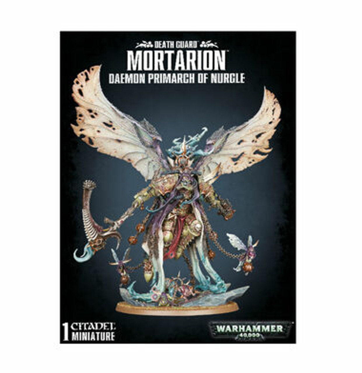 

Миниатюра Warhammer 40K: Death Guard Mortarion Daemon Primarch of Nurgle