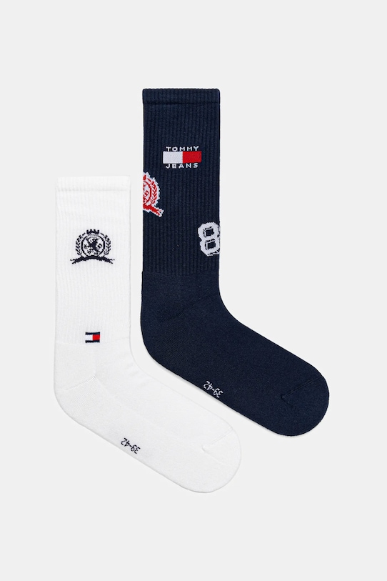 

Носки 2 пары Tommy Jeans, темно-синий