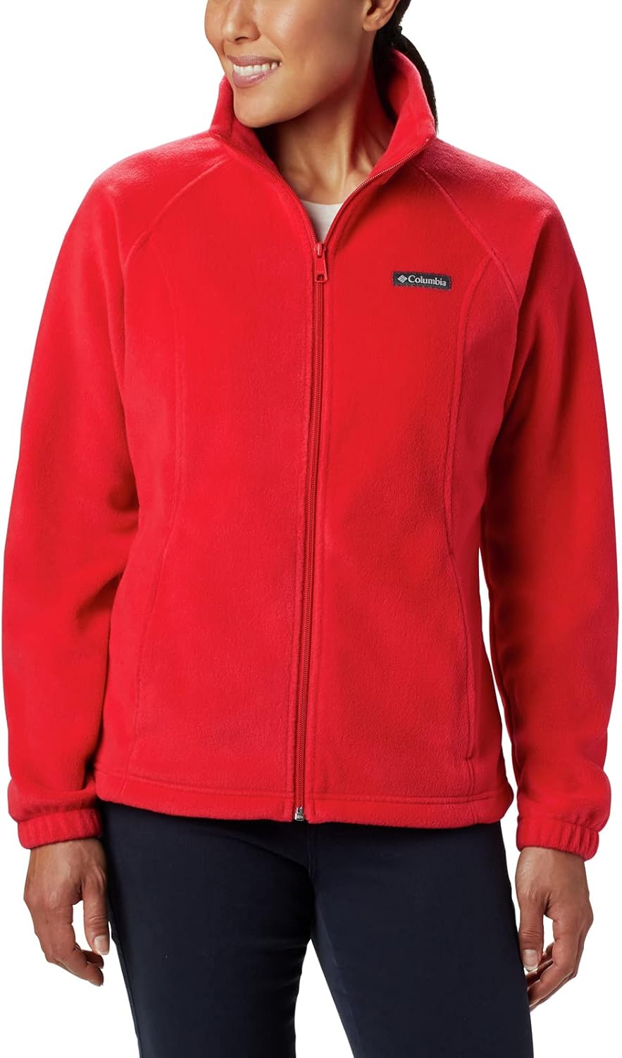 

Женская толстовка Columbia Benton Springs с застежкой-молнией, Red Lily