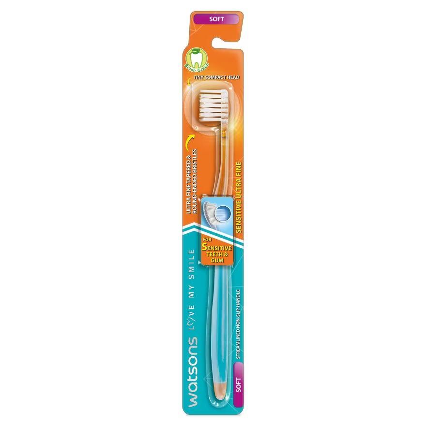 

Watsons Зубная щетка Sensitive Ultra Fine (мягкая) 1 шт