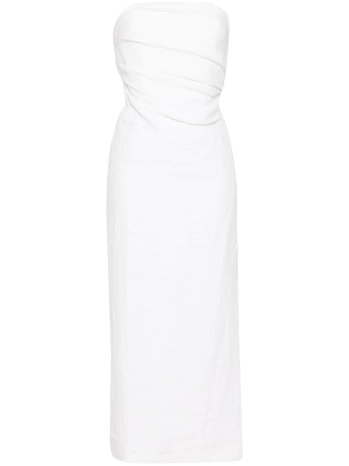 

Льняное платье миди Sabella TOVE, белый