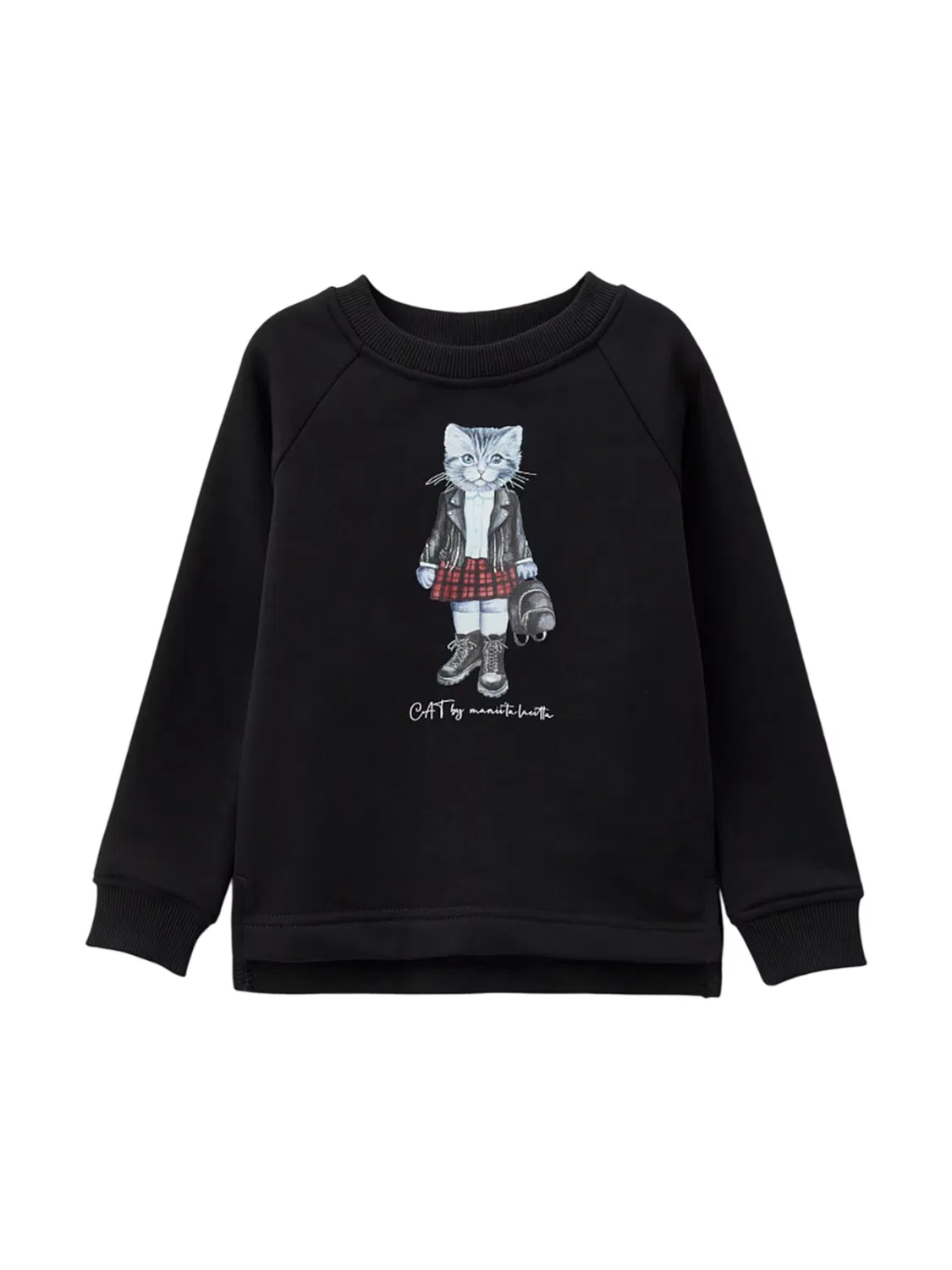 Толстовка Cat e Lolette Rocker Kitty черного цвета