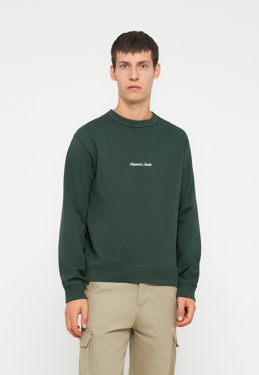 

Толстовка Jack & Jones JORNORREBRO EMB CREW, Sycamore/Dark Green