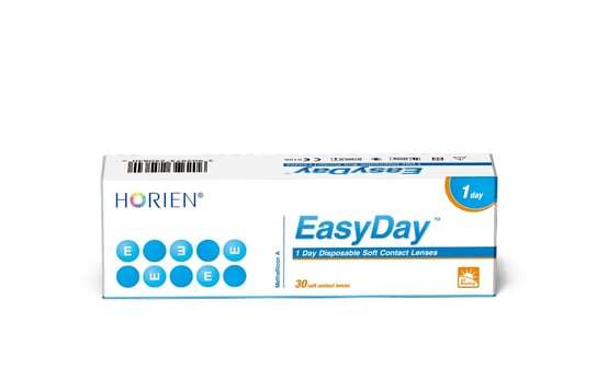 

Линзы однодневные -4,50 кривизна 8,6, 30 шт. Horien, Easy Day, бесцветный