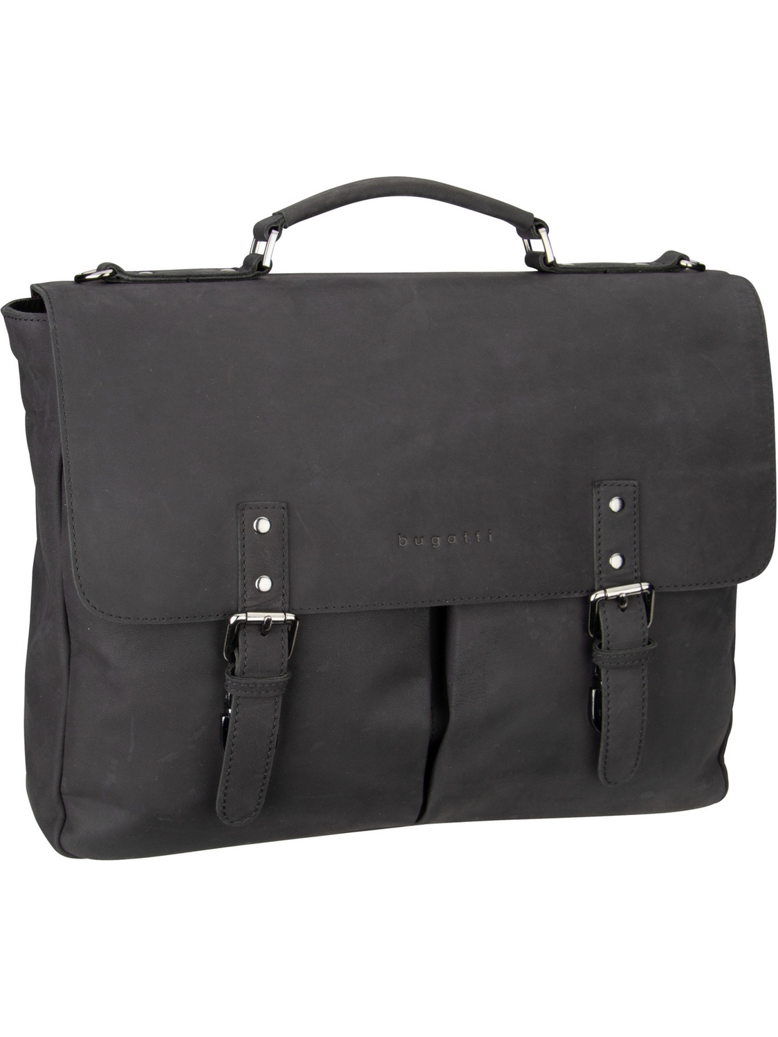 

Сумка для ноутбука Bugatti Luca Briefcase With Flap, черный