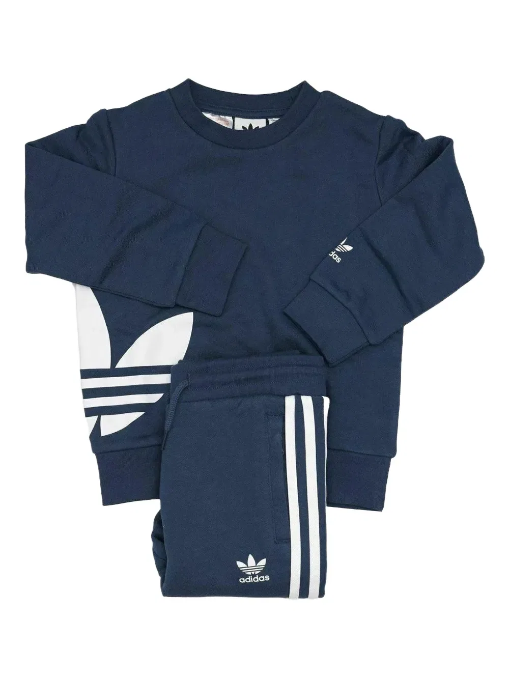 Спортивный костюм GS "ночной морской / белый" Adidas Kids