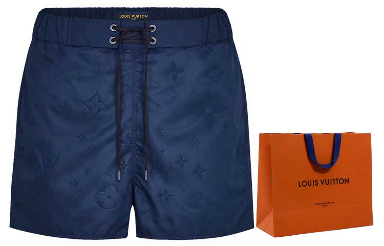 

LOUIS VUITTON Повседневные шорты Unisex Blue