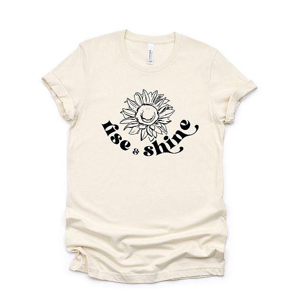 

Футболка с принтом Rise and shine wildflower Simply Sage Market, Cream, Зеленый, Футболка с принтом Rise and shine wildflower Simply Sage Market, Cream