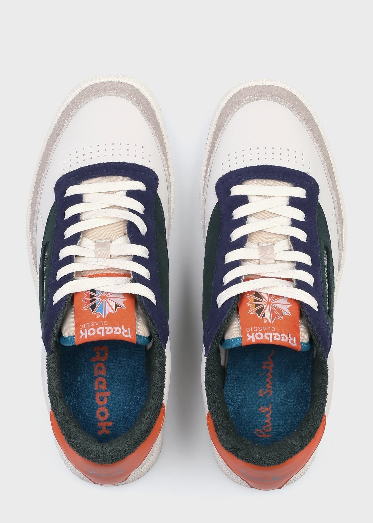 Кроссовки Paul Smith + Reebok CLUB C 85 VINTAGE Paul Smith, white — фото 3