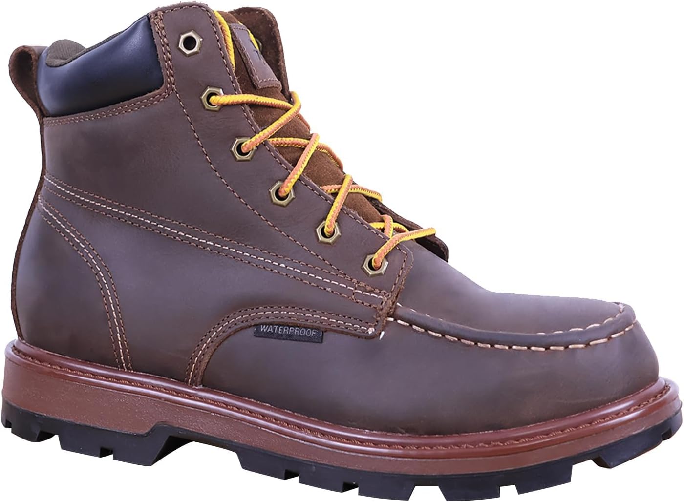 

Мужские ботинки LASTING PINNIP с стальным носком, с двумя разными стельками, водонепроницаемые, утепленные, противоскользящие и маслостойкие, соответствуют стандарту ASTM F2413, коричневый