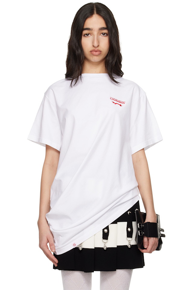 

Футболка Topsy turvy Charles Jeffrey Loverboy, белый