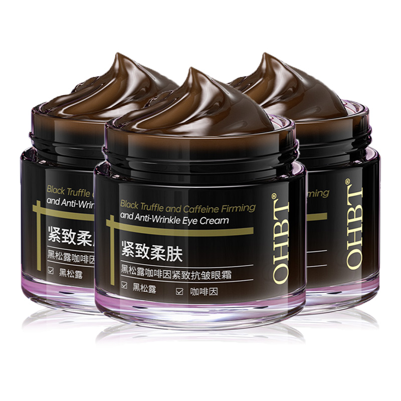 OHBT Крем для век Black Truffle Caffeine Glow против мешков под глазами, устойчивый к морщинам, подтягивающий и лифтинговый 60 г/флакон — фото 3