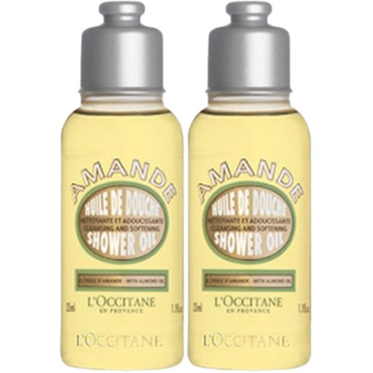 Миндальное масло для душа L'Occitane en Provence, 35 мл х 2