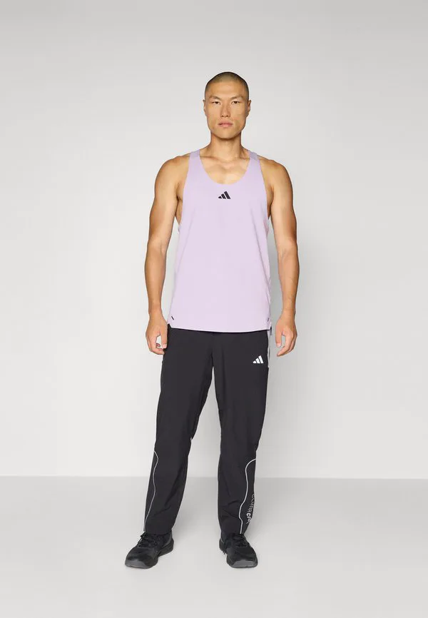Технологичные спортивные штаны Adidas Performance, Black/Halo Silver-Coloured — фото 2