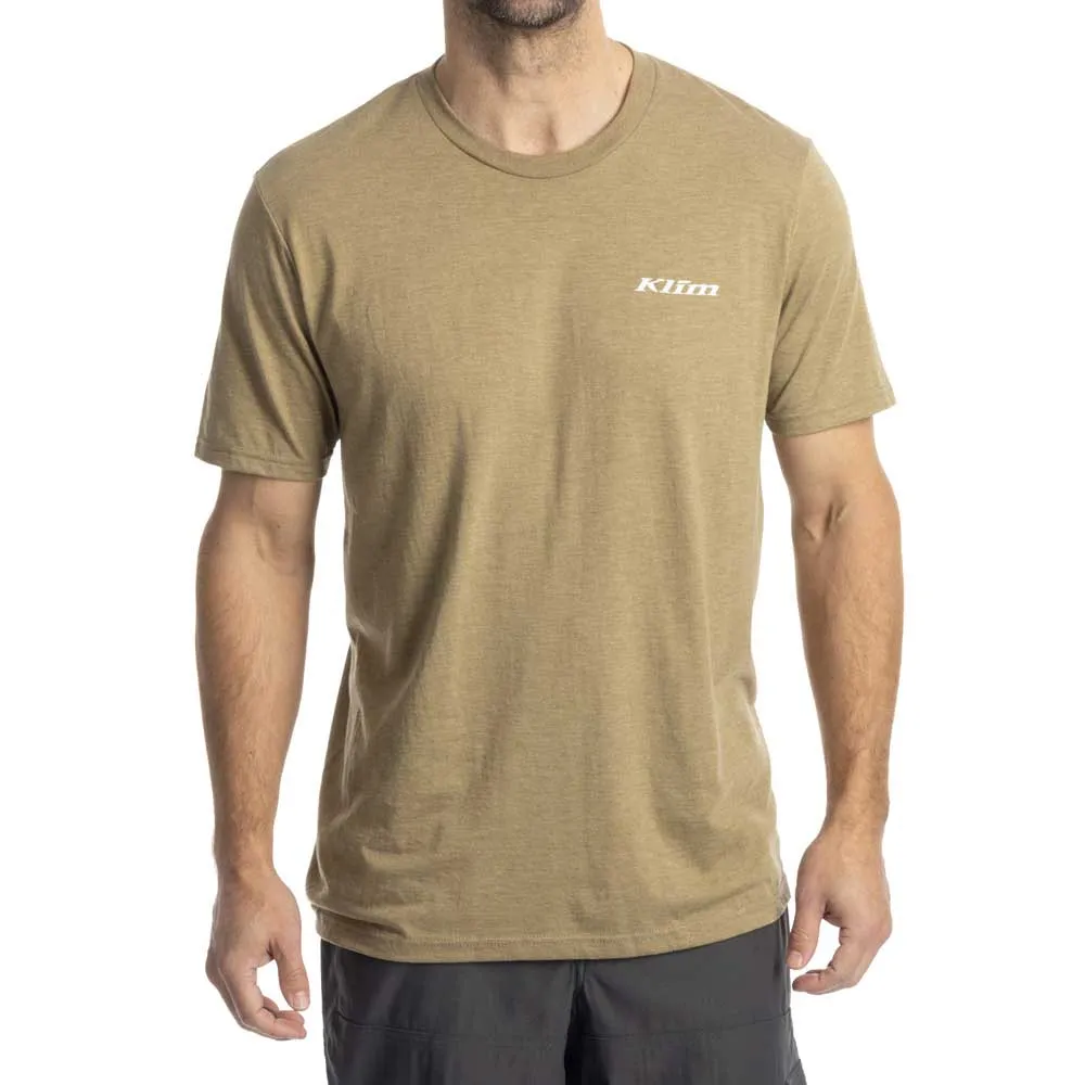 

Футболка с коротким рукавом Klim Saddle Mountain Tri-blend, коричневый
