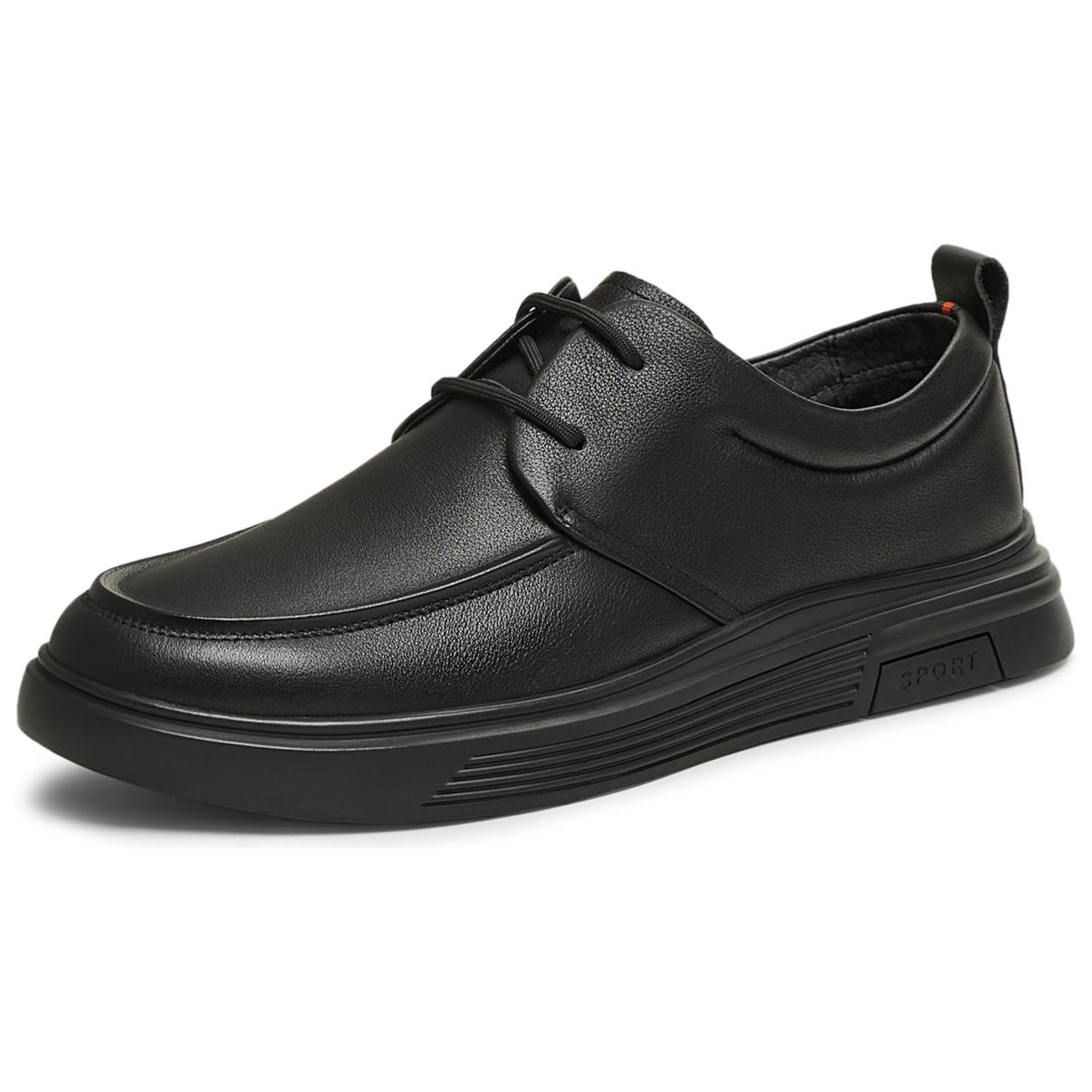 Мужские повседневные кроссовки Low top Tata, черный (unlined) — фото 4