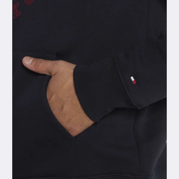 Толстовка стандартного кроя Monotype Roundall Tommy Hilfiger, синий — фото 4