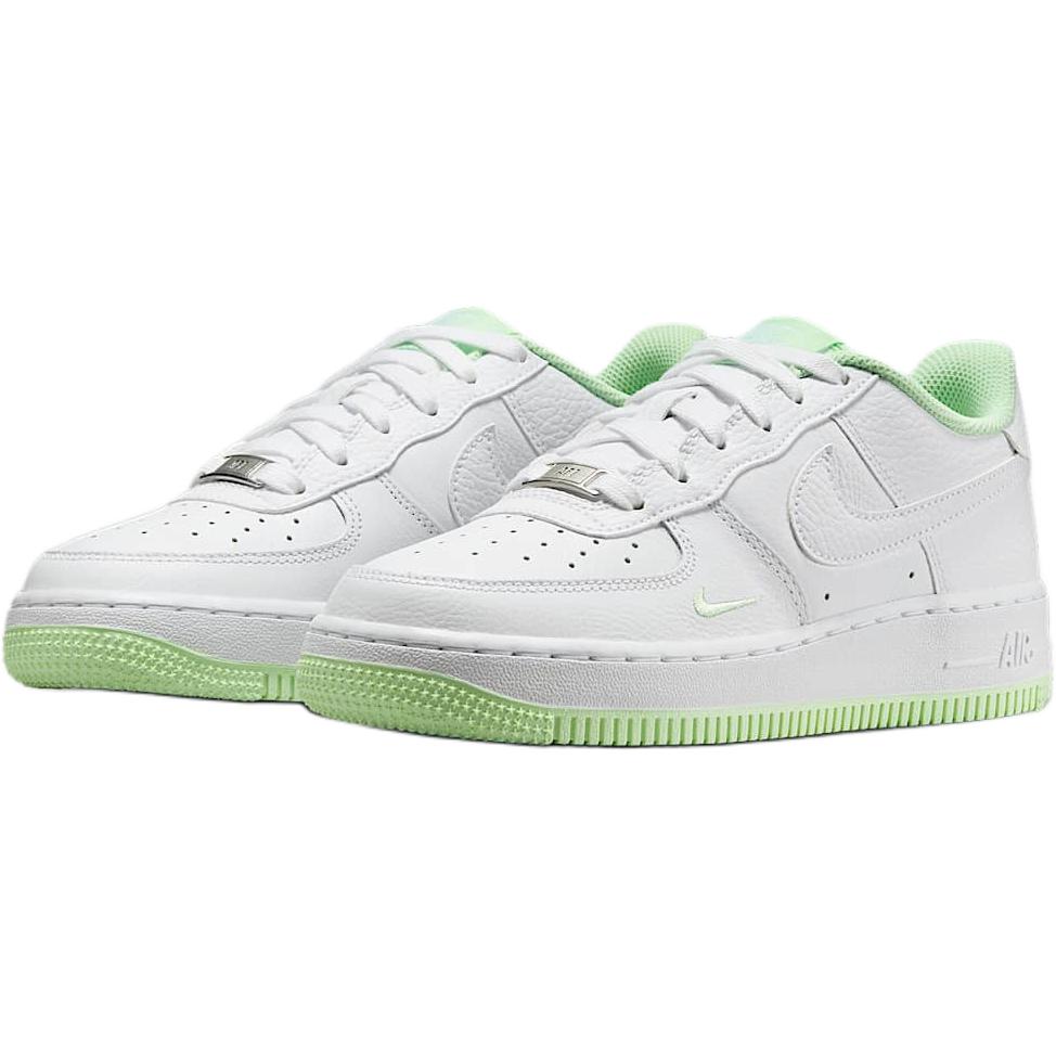 Детские кроссовки для скейтбординга Air Force 1 Lv8 с низким верхом и износостойкостью Nike, белый — фото 3