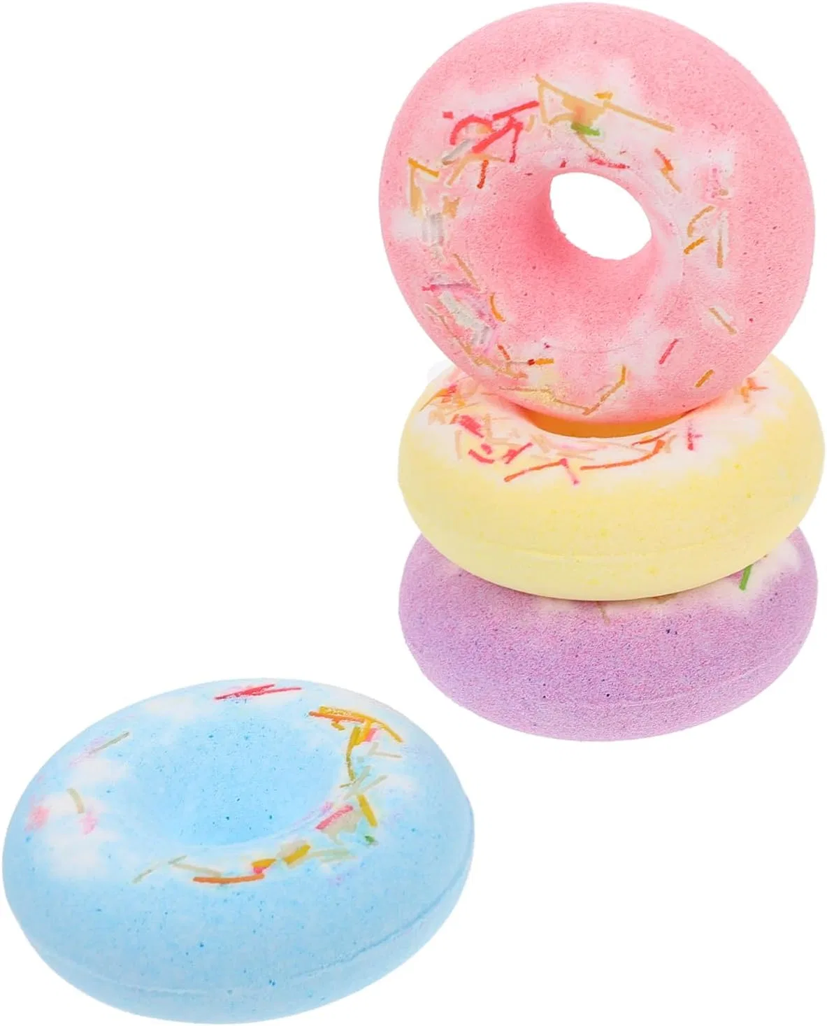 Набор бомбочек для ванны, 4 шт, BESTonZON, 450 г, Assorted Colours