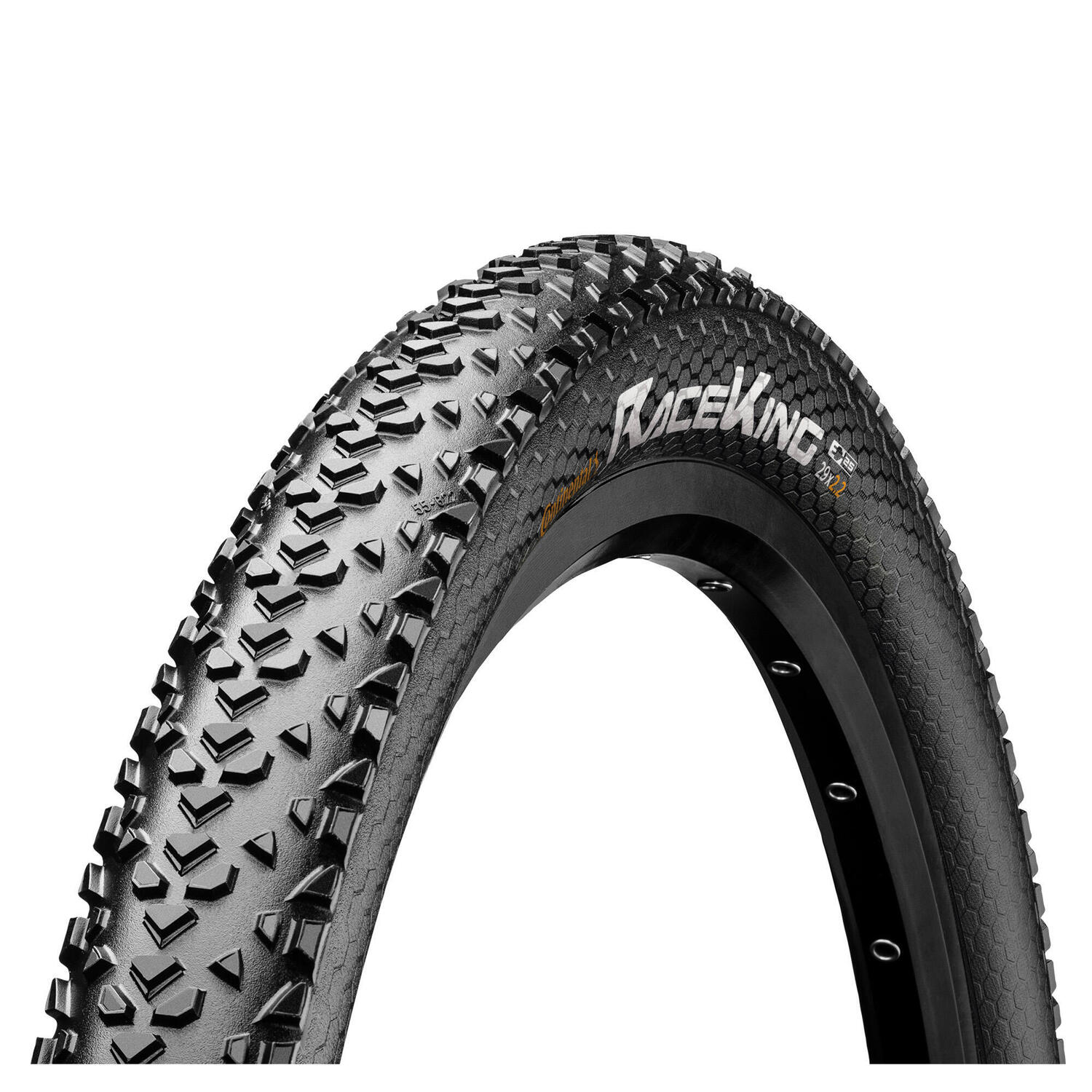 

Жесткая MTB покрышка Continental Race-King 55-622, черный / черный / черный