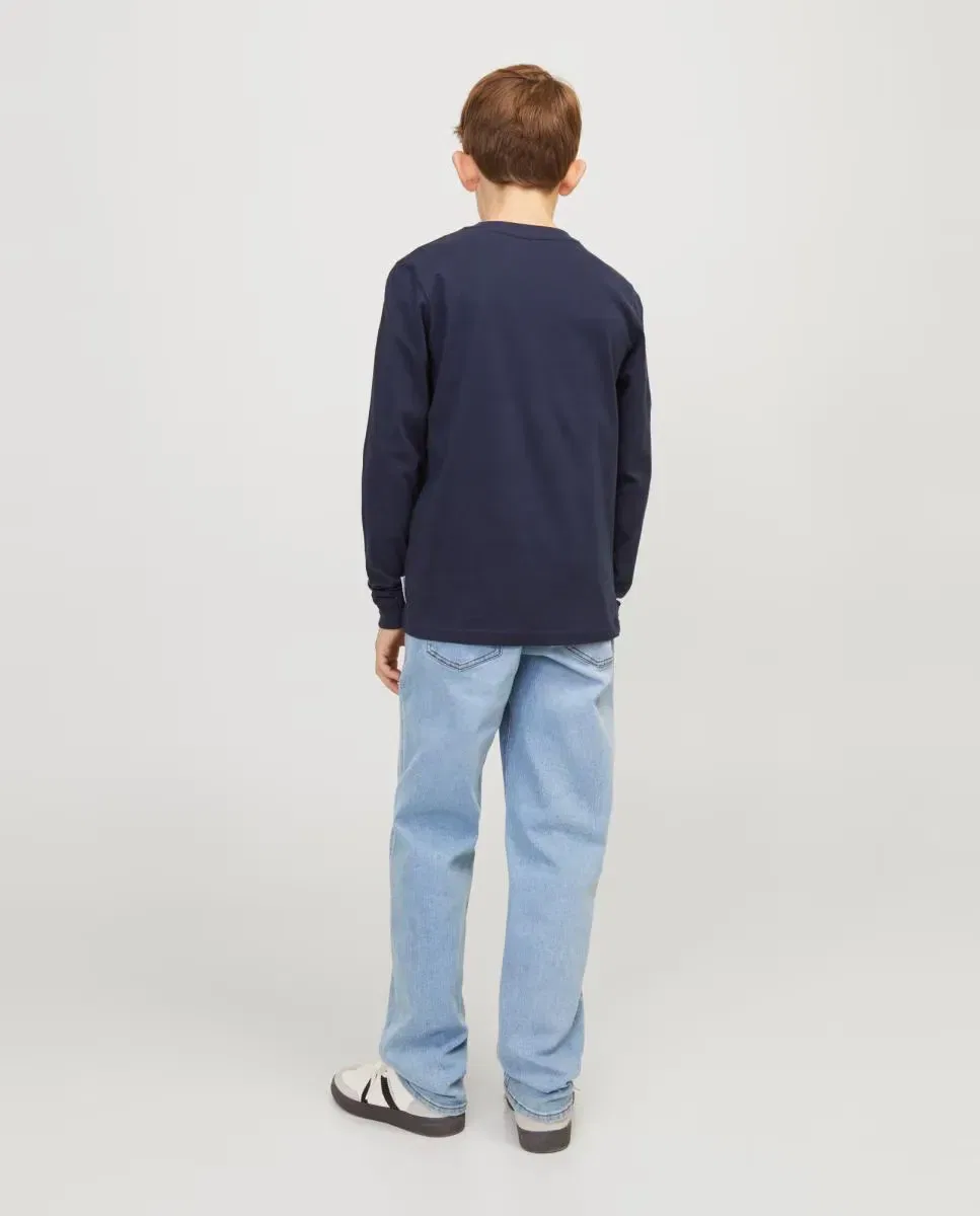 Детские джинсы regular fit для мальчиков Vaquero Jack & Jones, Azul — фото 2