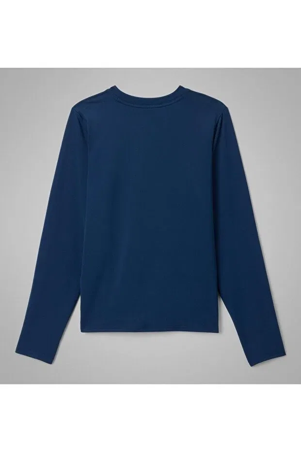 Детские свитшот для девочек свободного кроя Chill river Columbia, Navy Blue — фото 2