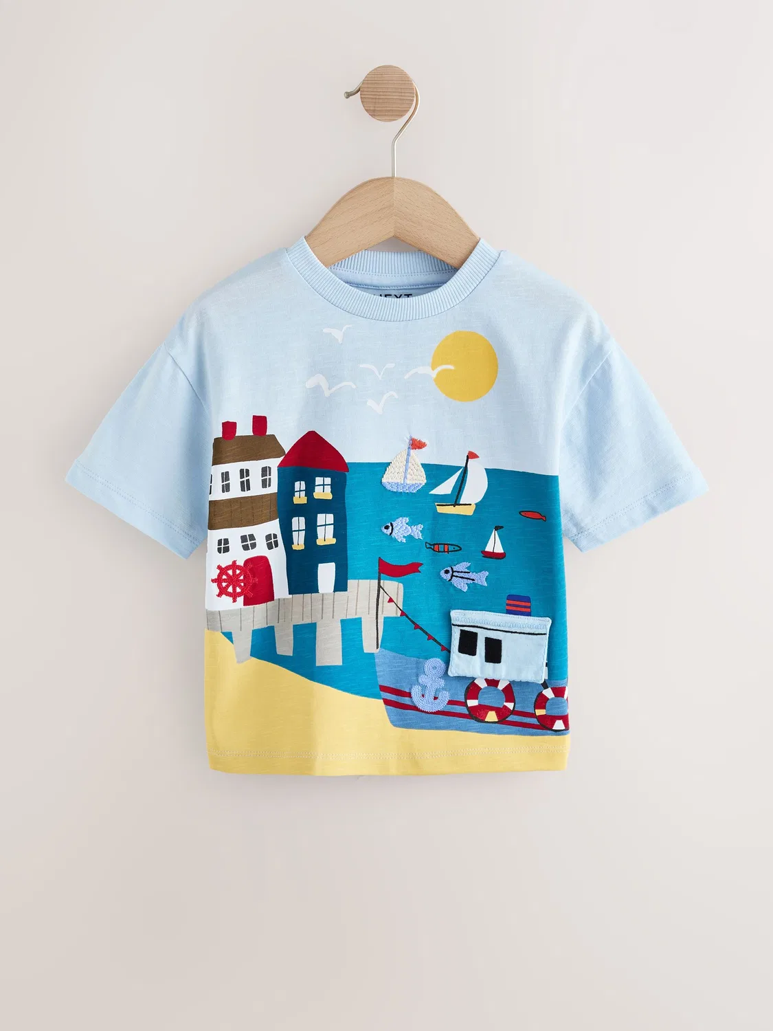 Футболка с аппликацией Seaside Next, Blue Seaside