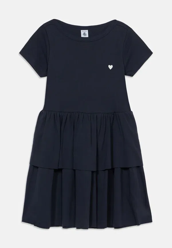 Платье хлопковое Petit robe jersey dress Petit Bateau smoking — фото 3