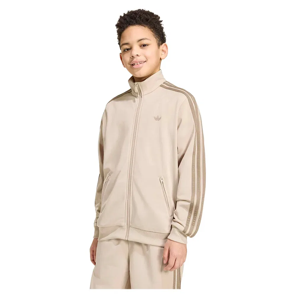 Детский свитшот для девочек свободного кроя Firebird Loose Track Adidas Originals, Beige