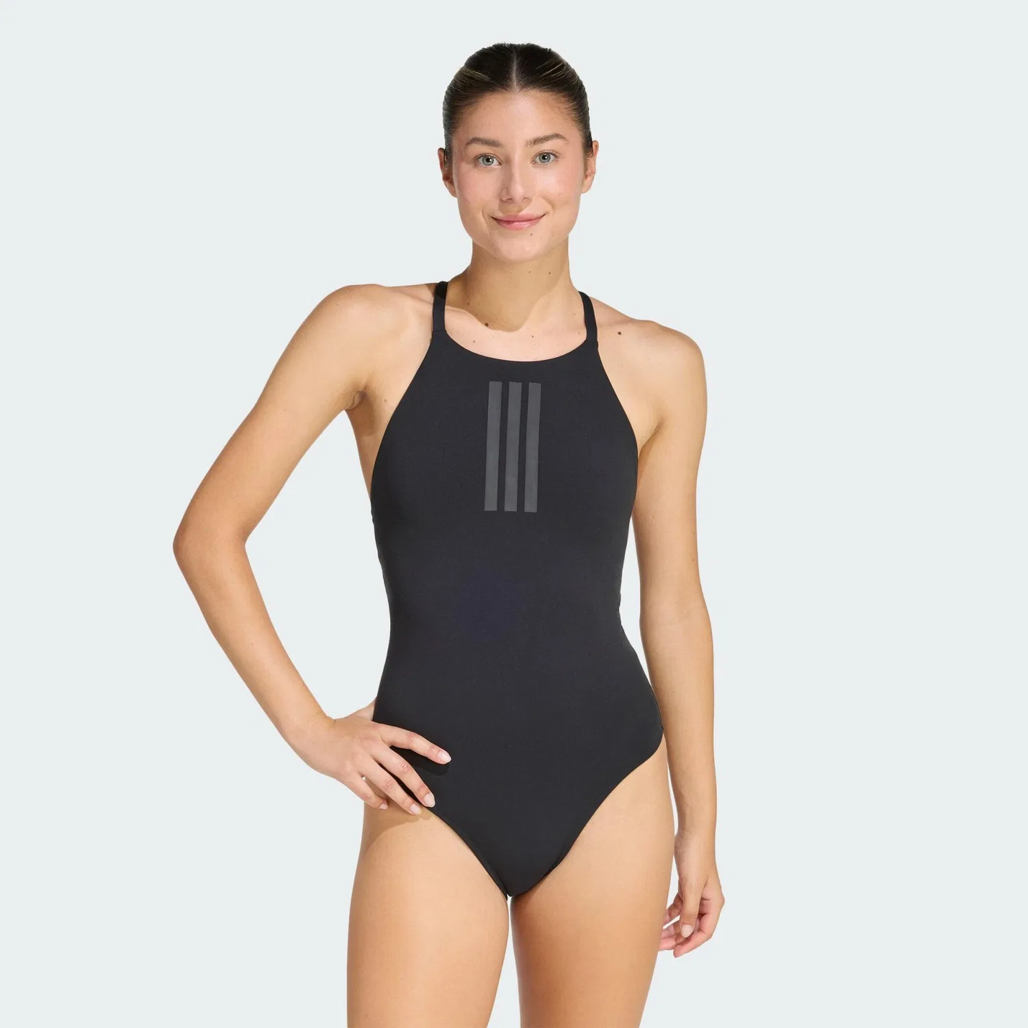 Женский купальник с рифленой текстурой Iconisea Ribbed Padded Adidas, Dunkelbraun