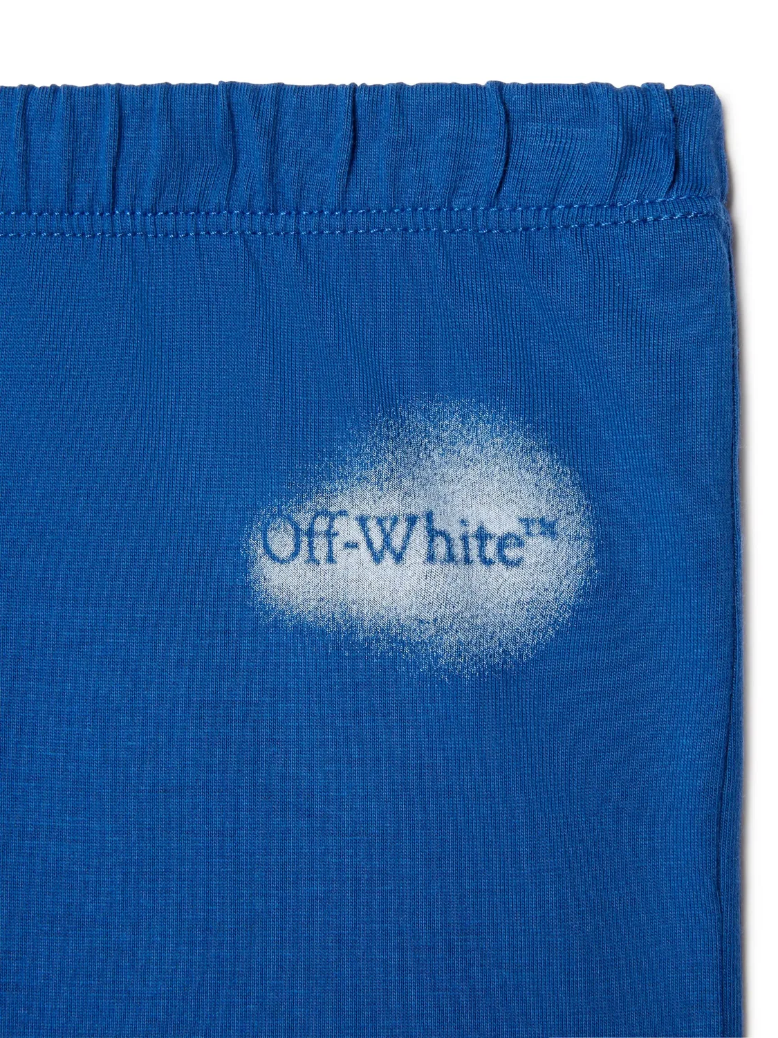 Шорты Arrow Spray из джерси OFF-WHITE, синий — фото 2