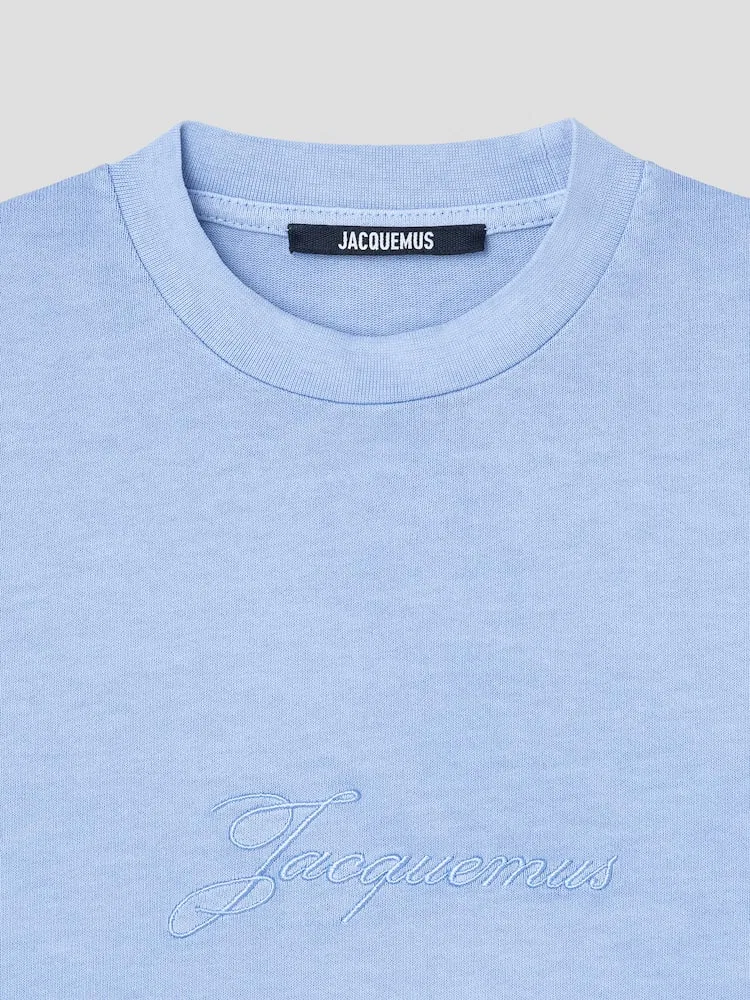 Футболка с коротким рукавом Pigmento JACQUEMUS, Blue — фото 3