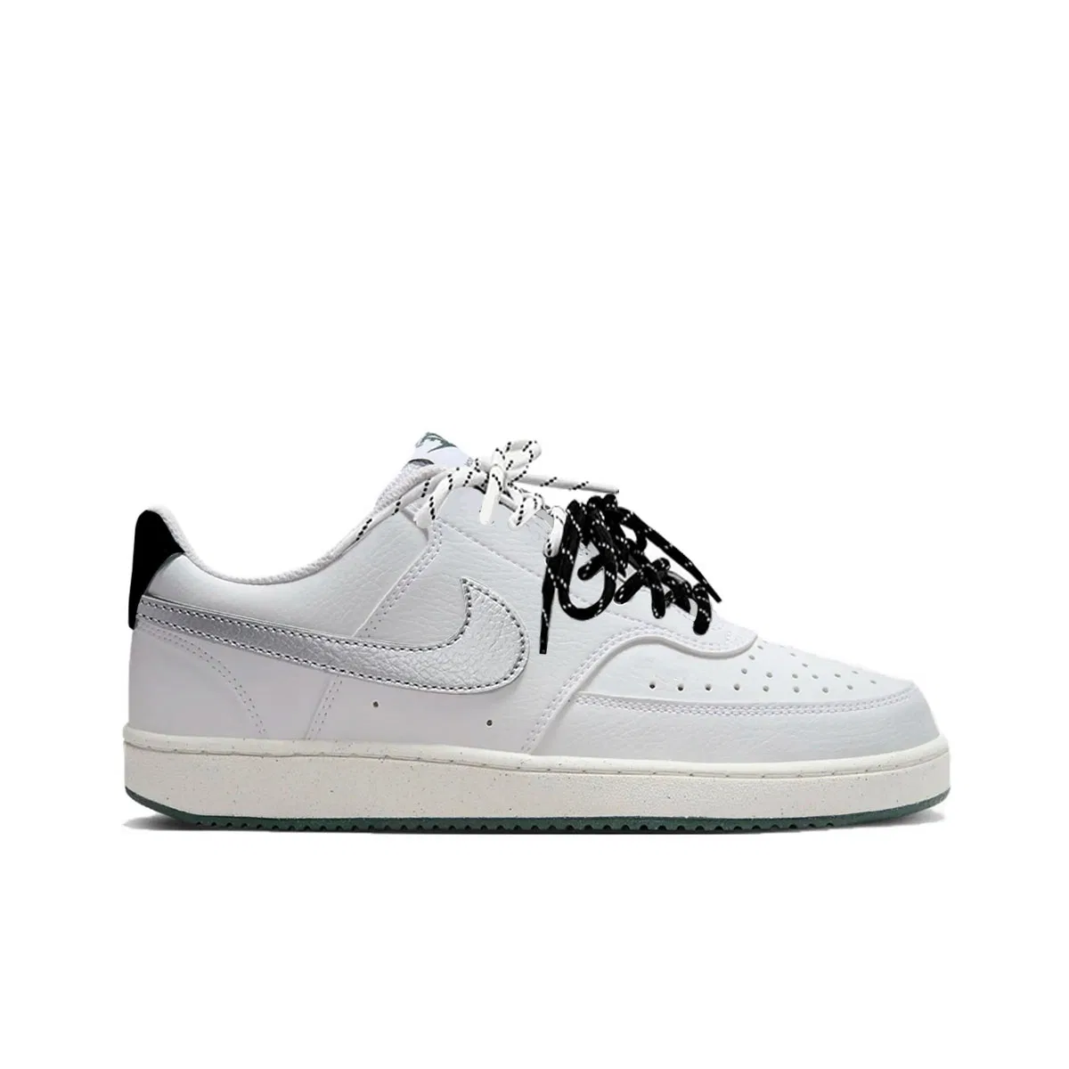 Скейтборд-кроссовки детские с принтом звезды Silver/Black Nike — фото 3