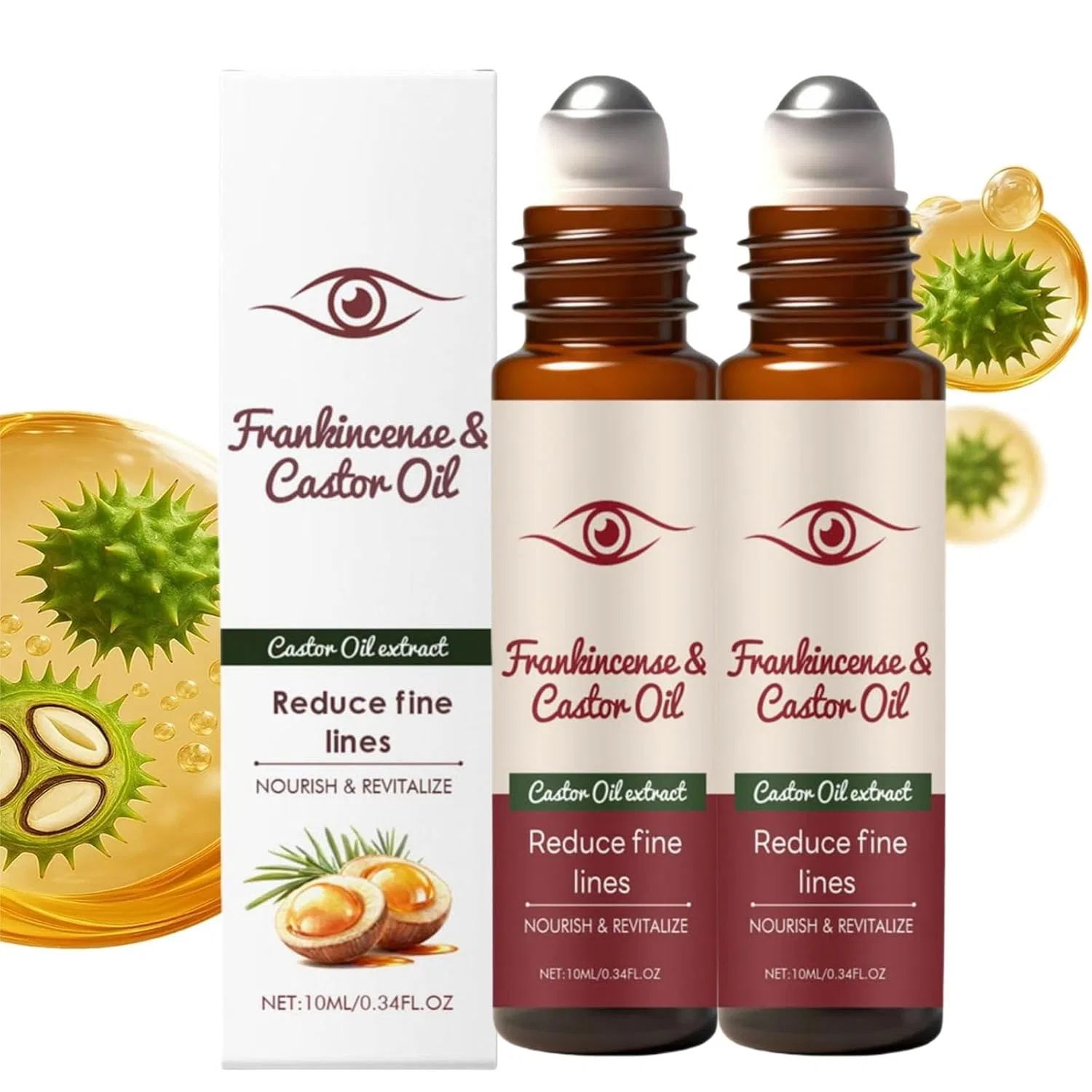 Масло для глаз Organic Frankincense & Castor Oil, 10 мл Generisch