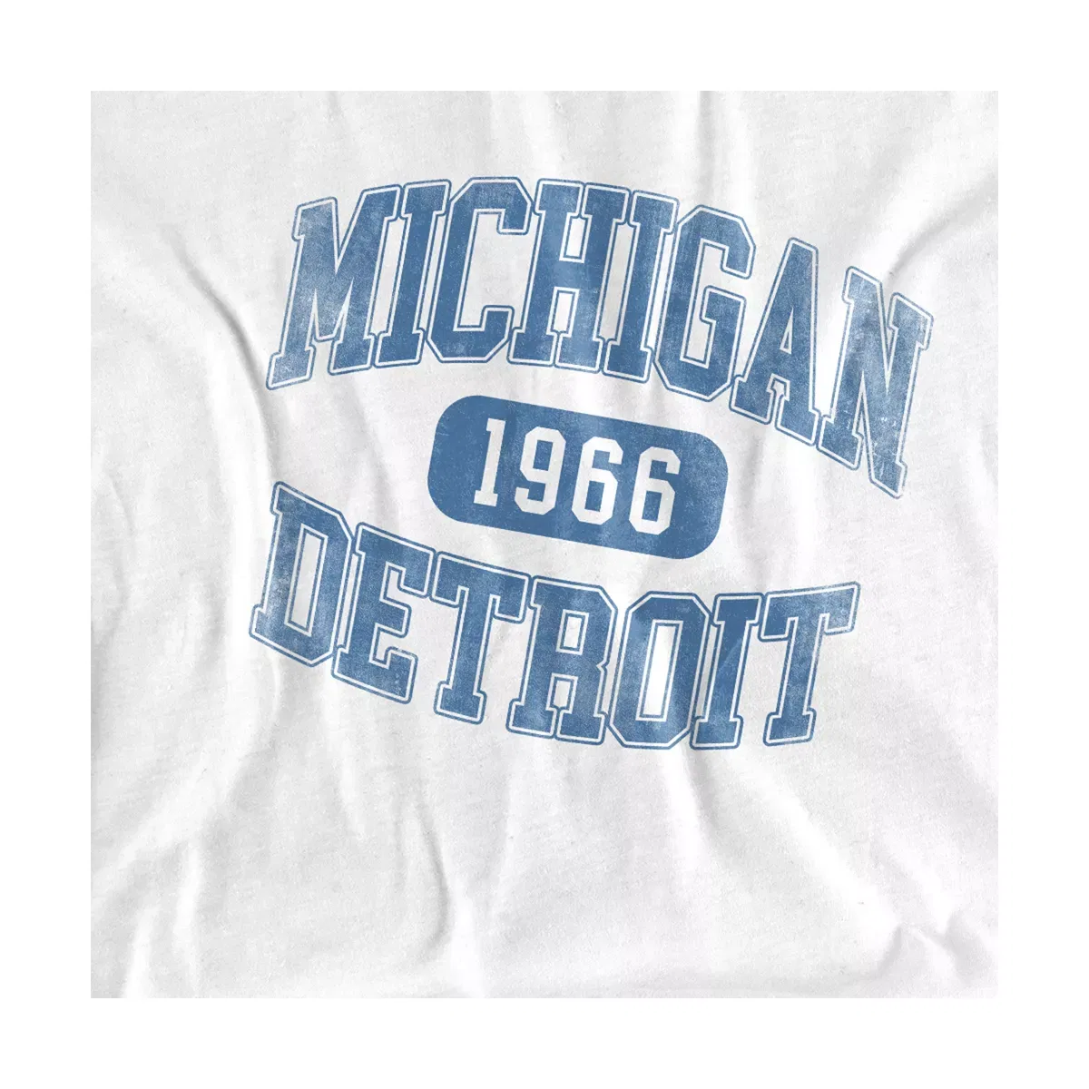 Детская футболка с принтом Detroit Michigan 1966 LOGOVISION, White — фото 3