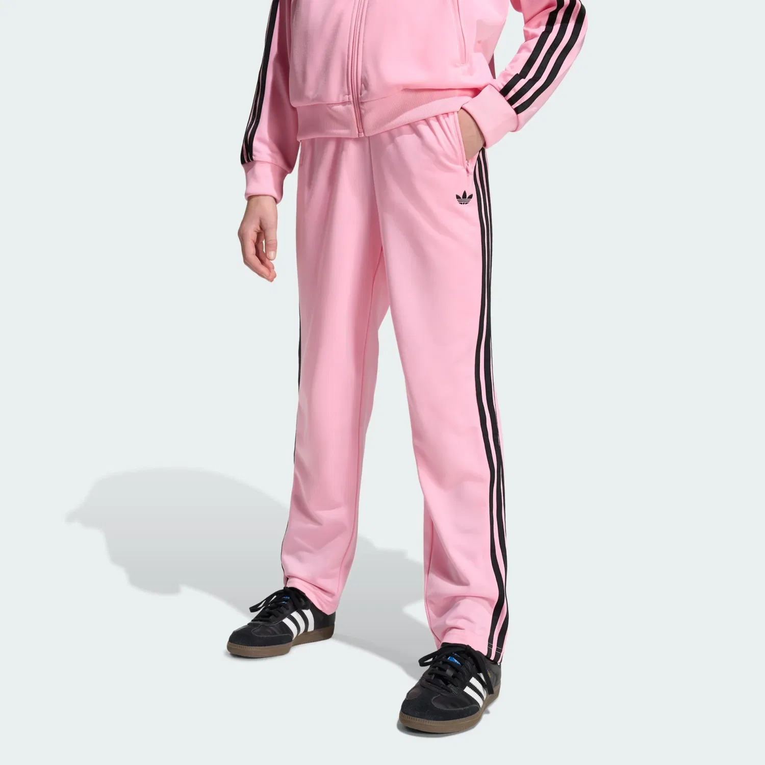 Брюки Adidas Originals Regular Pants Firebird в розовом цвете — фото 2