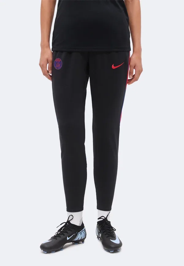Брюки с эластичным поясом Nike Performance, черный/красный