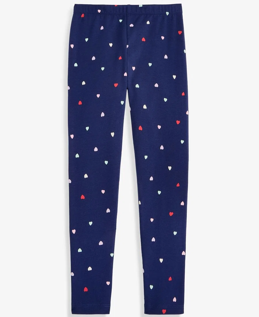 Леггинсы с принтом Multi-Heart Print Epic Threads, Medieval Blue — фото 2