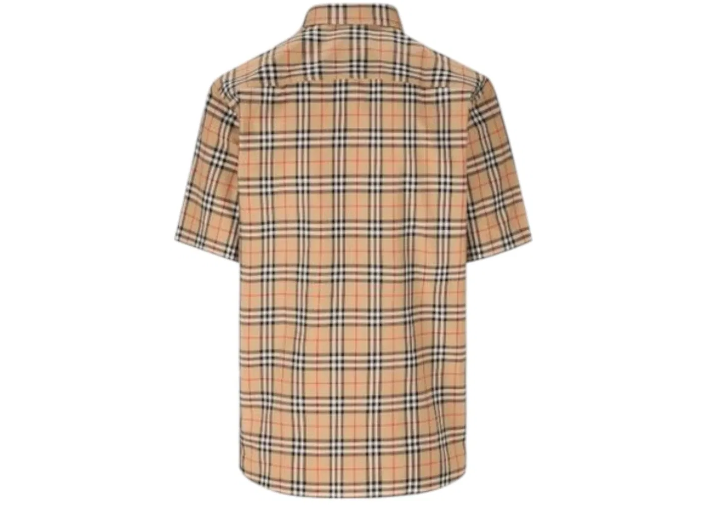Мужская рубашка с клетчатым принтом Shirt Burberry, Archive Beige — фото 2