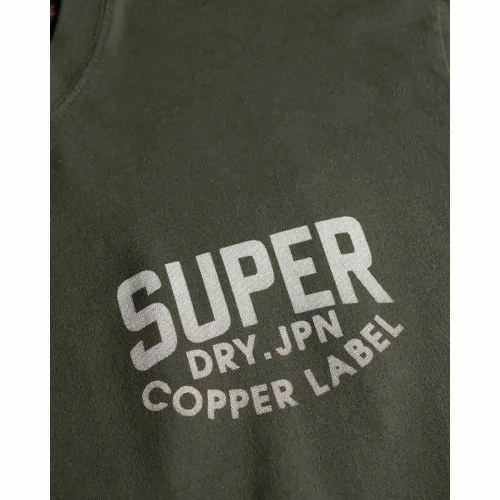 Футболка свободного кроя с коротким рукавом Work Logo Superdry, зеленый — фото 2