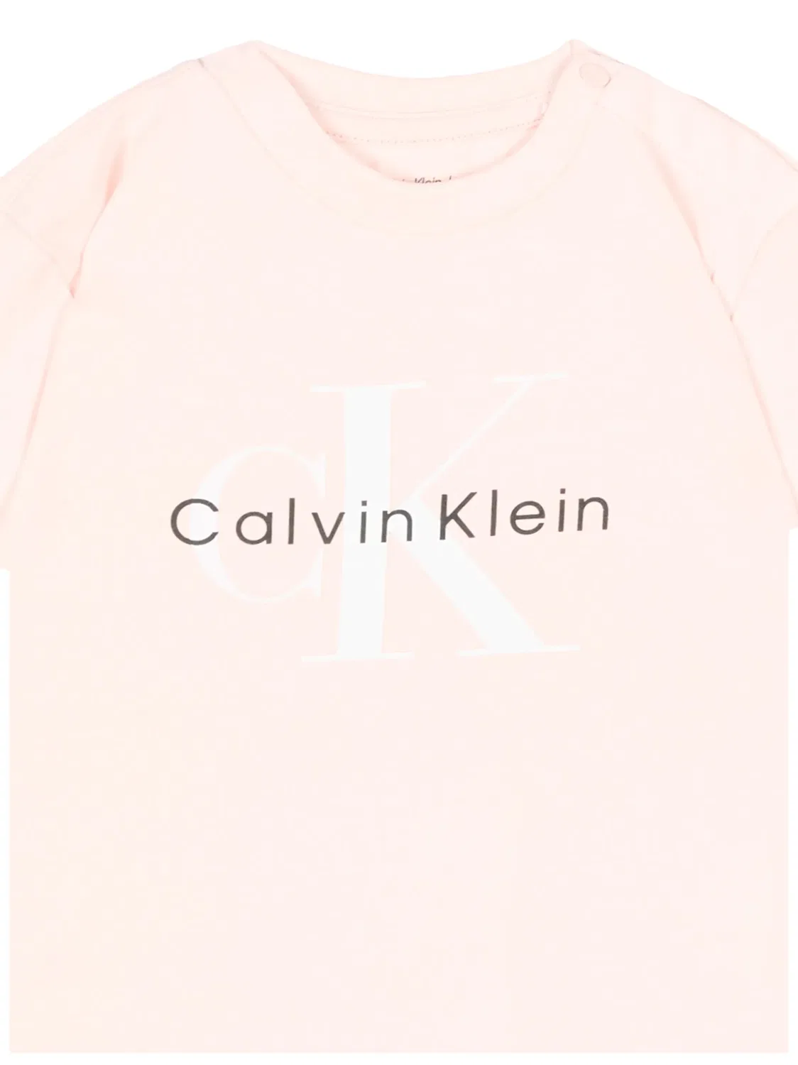 Лонгслив с логотипом Calvin Klein Kids, розовый — фото 3