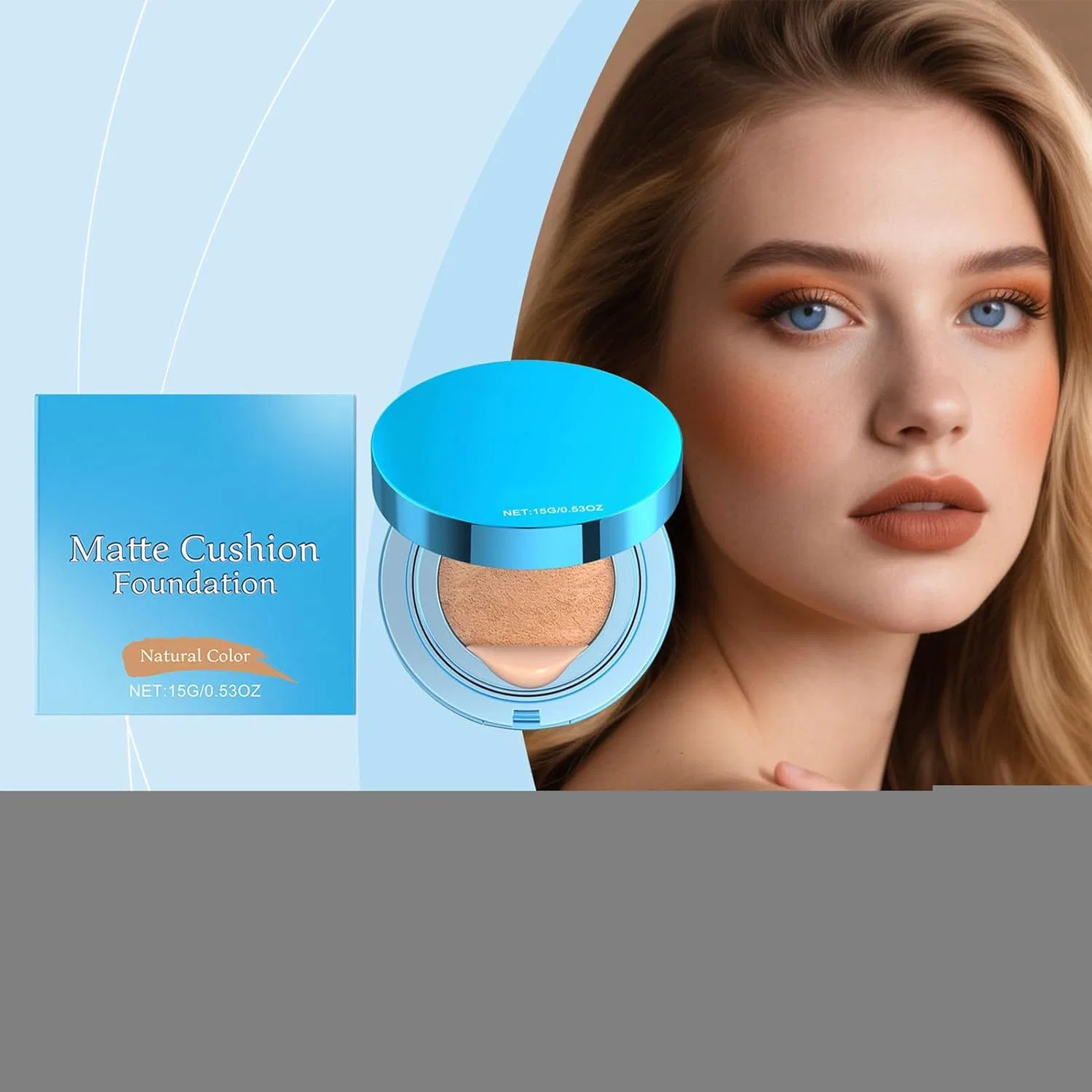 Тональная основа Air Cushion увлажняющая No brand, Nature — фото 2