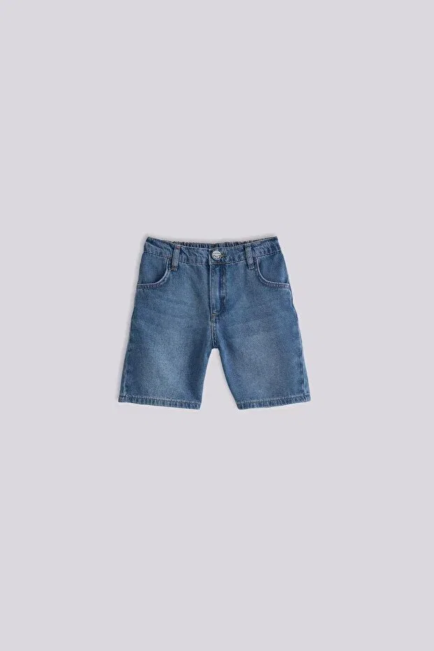 Детские шорты для мальчиков джинсовые Nebbati Basic, Denim