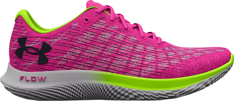 Кроссовки Under Armour Wmns Flow Velociti Wind 2 Rebel Pink Lime, розовый