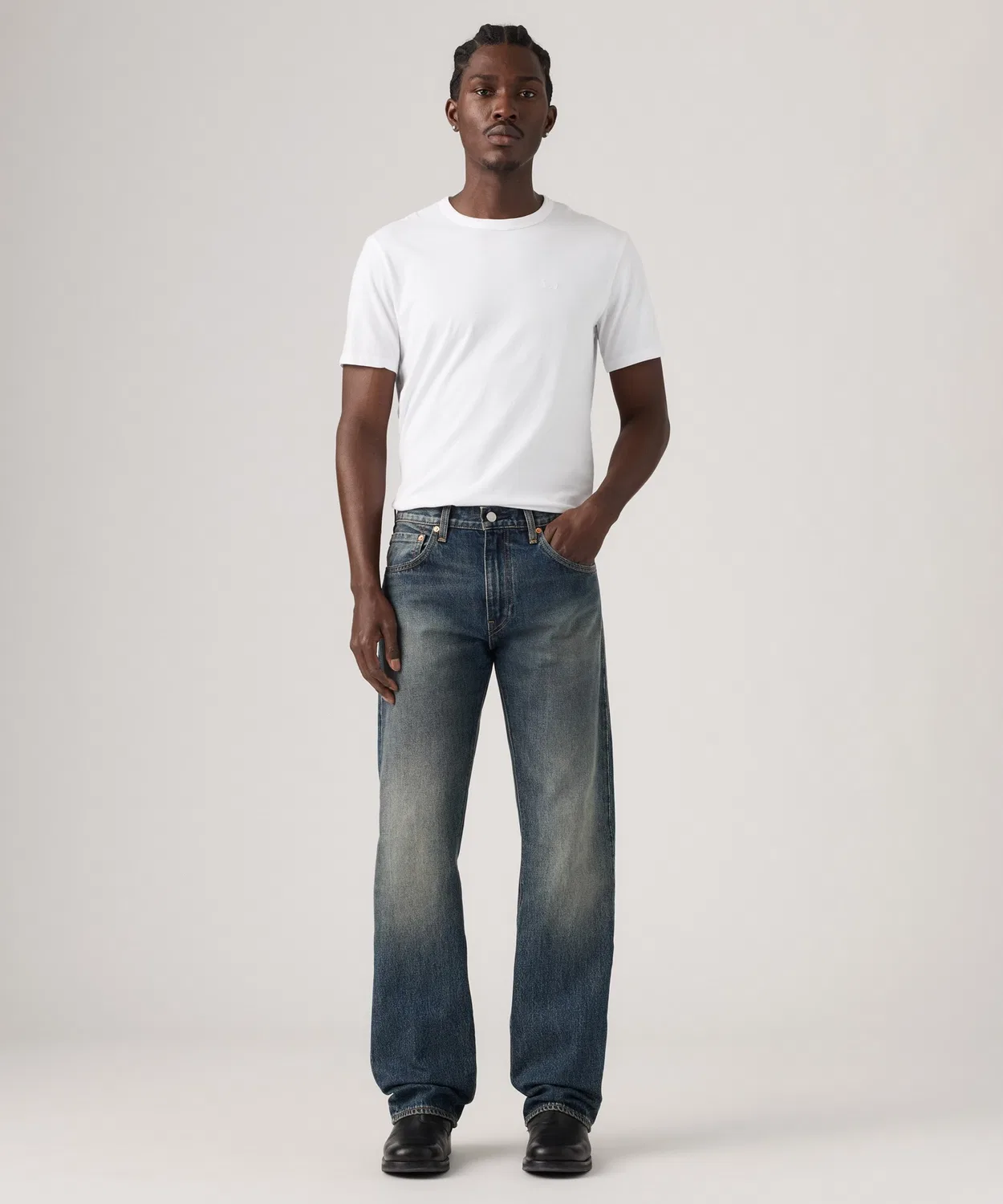 Мужские джинсы с буткатом 517 Medium Indigo Levi's, Dark Indigo Blue — фото 2