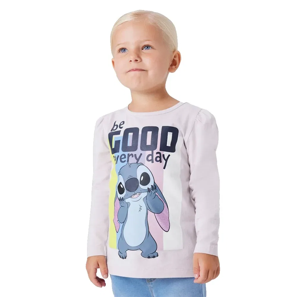 Футболка с длинным рукавом Diana Stitch Name It, бежевый