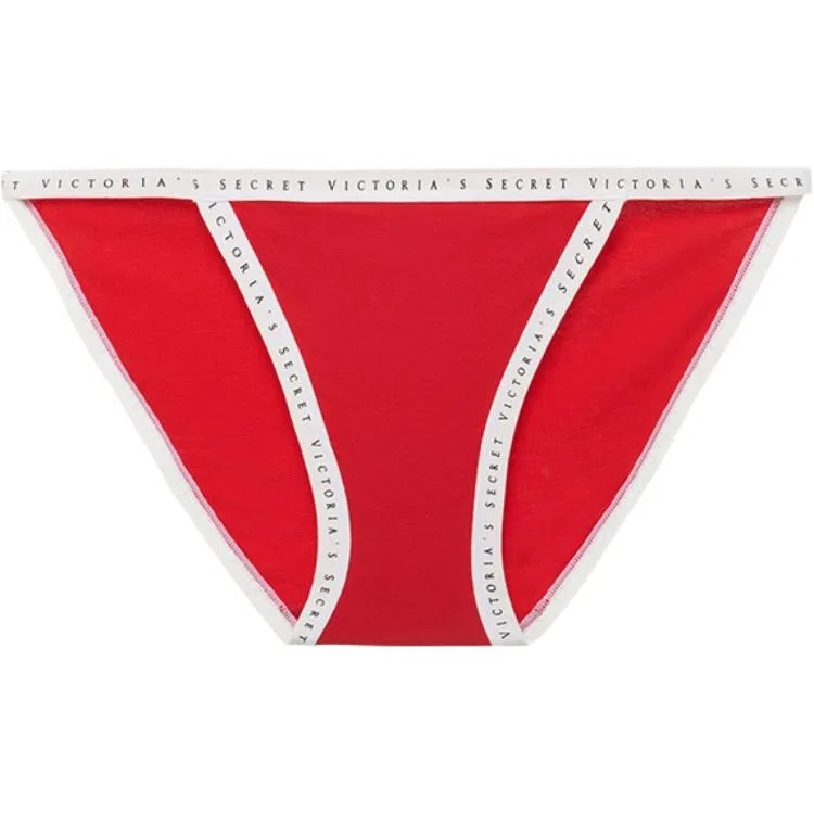 Женские трусы с высокой посадкой Vintage Red Victoria's Secret