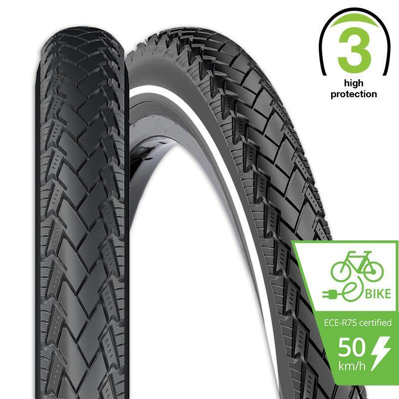 

внешняя шина электровелосипеда 28 x 1 5/8 x 1 3/8 (37-622) REXWAY, черный