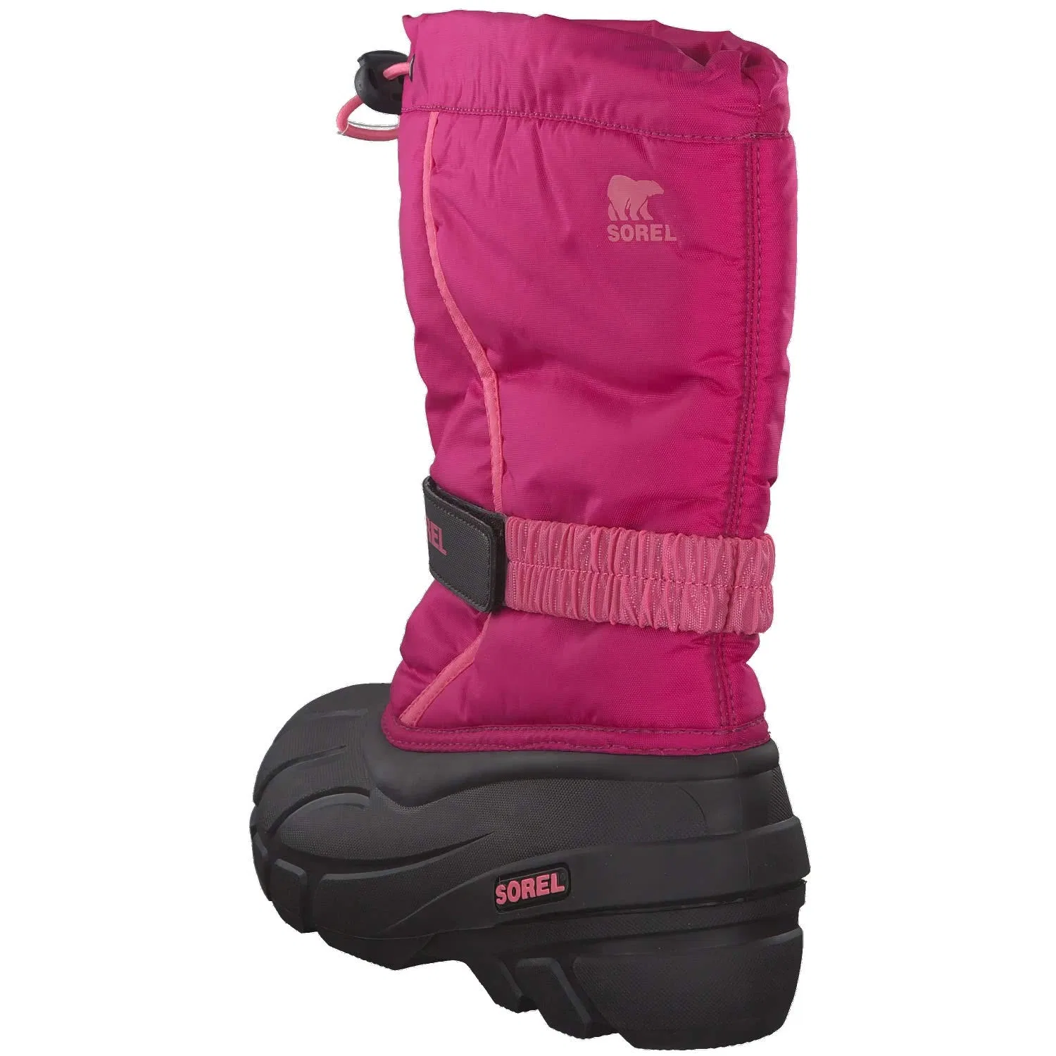 Детские зимние ботинки для девочек Youth Collection Flurry Boot Sorel, Deep Blush Tropic Pink — фото 4