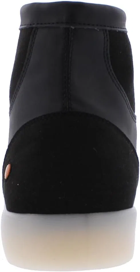 Мужские ботинки Softinos на шнуровке, со свободной стелькой, Black W Black Vegan Suede — фото 3